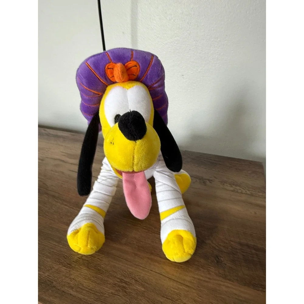 Disney Parks Pluto Mummy Dog Stuffed Animal Plush Halloween 17